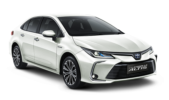 corolla hyb white